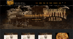 Desktop Screenshot of boothillsaloon.com