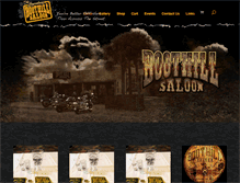 Tablet Screenshot of boothillsaloon.com